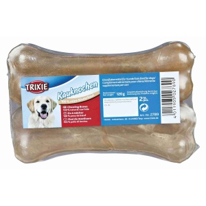 Os de mestecat Trixie 2789, 2 x 60 g, din piele de vita, 13 cm