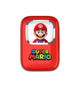OTL Technologies Casti fara fir Super Mario cu cutie de incarcare glisanta si lumina LED - Img 3