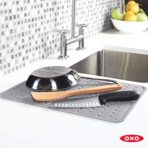 OXO Good Grips Covoras de uscare mare din silicon design flexibil si antiderapant - Img 2