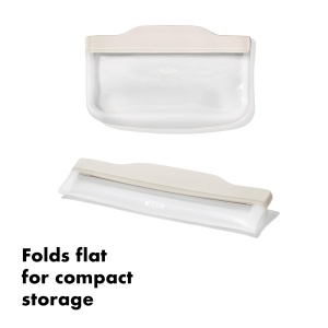 OXO Good Grips Punga Reutilizabila din Silicon 335 ml Culoare Ovaz - Img 8