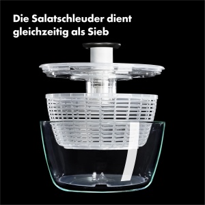OXO Good Grips Salatschleuder Capacitate 59L Borosilicat Compacta - Img 6