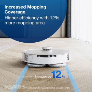 Pachet de 4 Wischpads ECOVACS pentru aspiratoare DEEBOT X2T20T10X1, gri - Img 4
