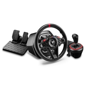 Pachet Schimbator Thrustmaster T128 Volan cu Feedback si Schimbator TH8S, 8 Trepte