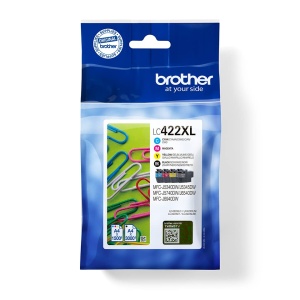 Pachet Tintenpatron pentru Brother LC-422XLVAL, 4 culori, 3000 pagini negru, 1500 pagini color - Img 2