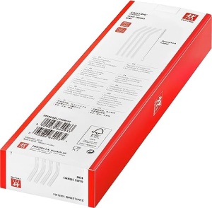 Pahar cu pai ZWILLING Sorrento, 4 bucati, borosilikat, transparent, 23 cm - Img 2