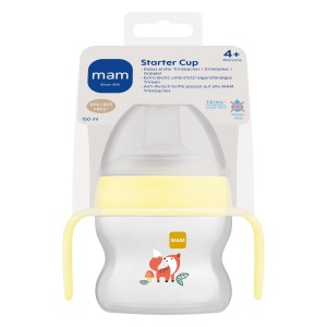 Pahar de invatare MAM Starter Cup 150 ml, cu manere antiderapante, pentru bebelusi - Img 2