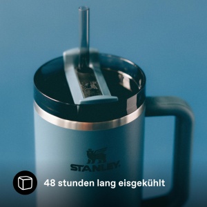 Pahar termic Stanley Quencher H2.0 1.2L - Albastru - Img 4