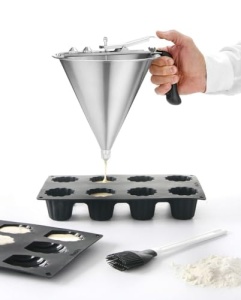 Palnie fondant HENDI, cu trei duze diferite, maner ergonomic, dozare, decorare, lava in masina de spalat vase, 1.5L, 270x195x270mm, otel inoxidabil - Img 2