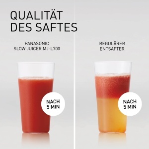 Panasonic Slow Juicer MJ-L700KXE Mat Negru 75 mm Deschidere Larga - Img 8
