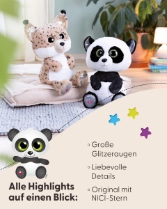 Panda Plush Toy NICI Glubschis Peppino 45cm - Alb, Moale, Ideal pentru Cadouri - Img 4