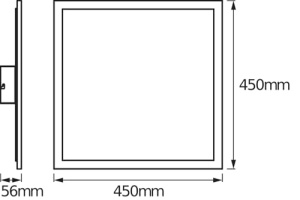 Panou LED inteligent Osram SMART Matter Planon Plus, 28W, 450x450mm, lumina reglabila - Img 7