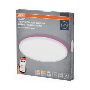 Panou LED Osram SMART Orbis Ultra Slim 400mm, 25W, 2000lm, Alb - Img 2
