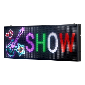 Panou LED Scrolling VEVOR P10, 99 x 35 cm, Control Bluetooth, Design Personalizat - Img 9
