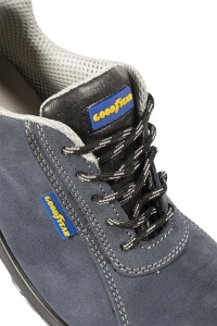 Pantofi de securitate Goodyear S1P din velur albastru, marimea 44 - Img 2