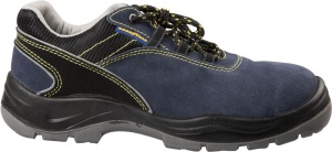 Pantofi de siguranta Goodyear S1P din velur, albastri si negri, marimea 37