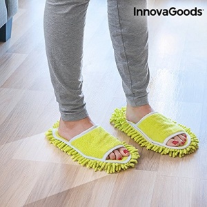 Pantofi Mop InnovaGoods MopGo, Unisex, Culoare Zitronagrun, Marime 35-43 - Img 2
