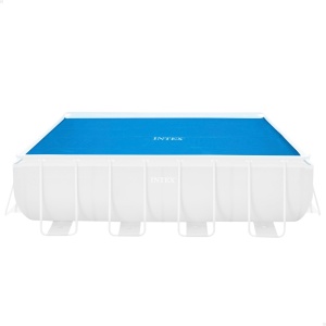 Panza termica Intex 400 x 200 cm, 160 microni, protectie piscina, albastra