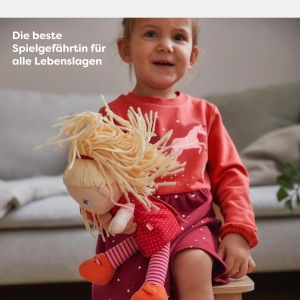 Papusa de plus HABA Annelie, 30 cm, pentru copii de la 18 luni - Img 5