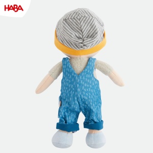 Papusa de plus HABA Lasse 25 cm, pentru bebelusi si copii mici, sigura si usor de curatat - Img 4
