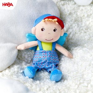 Papusa de Plus HABA Schutzengel Frido, 20 cm, Washable, pentru Bebei si Copii Mici - Img 4