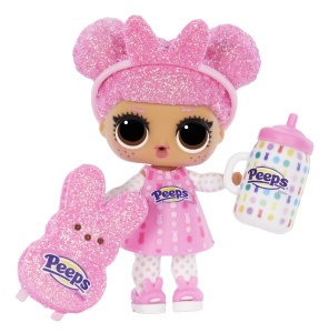 Papusa L.O.L. Surprise Loves Mini Sweets Peeps Cute Bunny, 7 surprize, editie limitata - Img 4