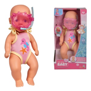 Papusa Simba New Born Baby 30cm Accesorii Inot Multicolor - Img 3