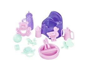 Papusa Simba Steffi Love Baby Time cu 15 Accesorii 2-in-1 Leagan si Cada 3 ani - Img 9