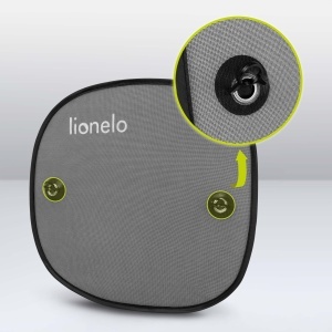 Parasolar auto LIONELO, 2 bucati, dimensiuni 44cm x 38cm, montare usoara - Img 3