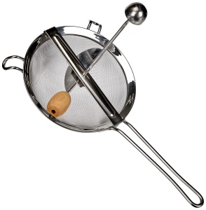 Pasator de Fructe IBILI Inox 20 cm, Fabricat in Spania, Culoare Argintie
