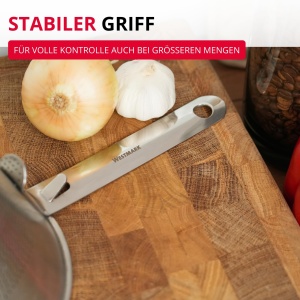 Pasier cu colturile rotunjite Westmark Spitzsieb Pro, inox, 20 cm - Img 7