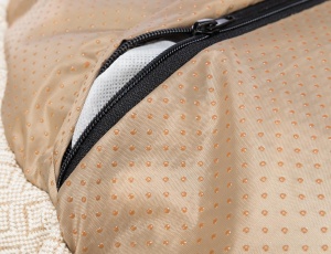 Pat pentru caini TRIXIE Boho, 65 x 65 cm, moale, lavabil, bej - Img 5