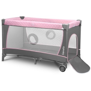 Patut de calatorie Lionelo Flower 4in1 cu masa de schimb, rosu - Img 4