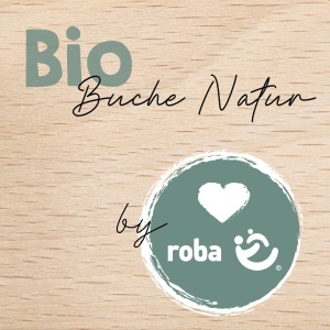 Patut de joaca Roba 75x100 cm Sternenzauber Gri lemn natural inaltime reglabila mobil - Img 6