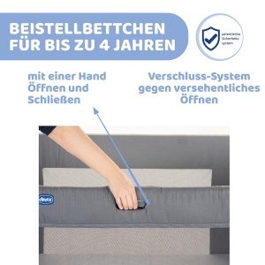 Patut multifunctional Chicco Next2Me Forever, 3 in 1, ajustabil pe inaltime, cu saltea inclusa - Img 4