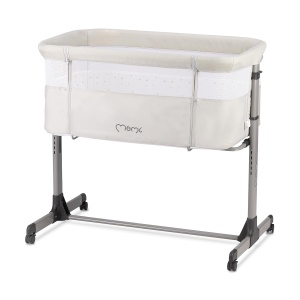 Patut multifunctional pentru copii Momi REVO, reglabil pe inaltime, cu saltea si roti