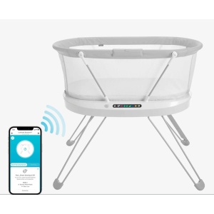 Patut pentru bebelusi Fisher-Price GXL76 Premium cu Smart Connect lumina de veghe si functii inteligente - Img 3