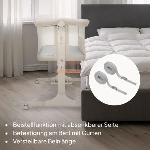 Patut pentru bebelusi Lionelo Pari 3in1, 6 nivele de inaltime, mobil - Img 3