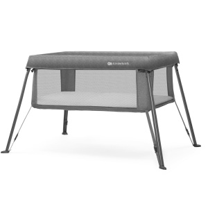Patut pentru copii Kinderkraft CAMI 3 in 1, gri, cu functie de pliere, rucsac inclus - Img 2