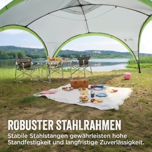 Pavilion de Gradina Coleman Event Shelter Pro M, 3x3 m, UV Protectie, Gri-Verde - Img 7