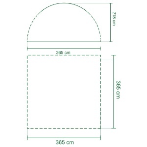 Pavilion exterior Coleman Event Shelter Pro L, 13 m, UV 50, rezistent la apa - Img 5