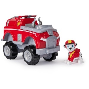 PAW Patrol Jungle Pups Marshall Vehicul Transformabil cu Figurina Detasabila