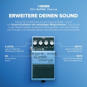 Pedala Chorus BOSS CH-1 Sunet clar pentru chitara si keyboard Reguli precise - Img 5
