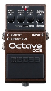 Pedala de Octava BOSS OC-5 pentru Chitara si Bass, Moduri Vintage si Polifon
