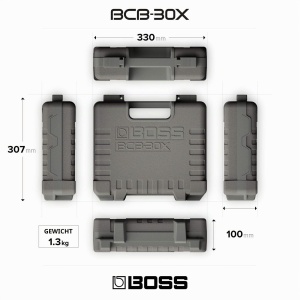 Pedalboard BOSS BCB-30X cu capac integrat, compact si robust - Img 10
