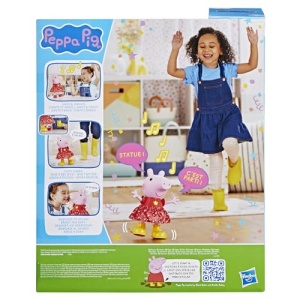 Peppa Pig, Papusa La fete aux puddles de mud, versiune franceza, roz - Img 8