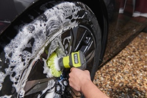 Perie de curatare Ryobi RACLRM110 suprafete multiple diametru 110 mm compatibila cu Ryobi 4V USB Lithium RSCR4 - Img 6