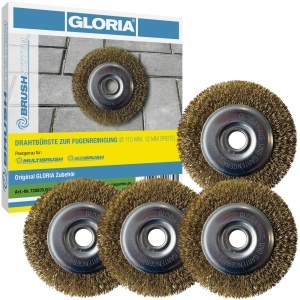 Perie de Fuga GLORIA Stahldraht 4er Set Accesorii pentru MultiBrush si WeedBrush