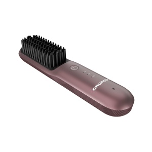 Perie de indreptat par Grundig HB 6450, 3 temperaturi, acumulator Li-Ion, violet - Img 9