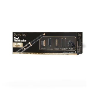 Perie de par cu aer cald Demeliss Saint Algue, 5-in-1, 1200W, 5 capete interschimbabile - Img 4