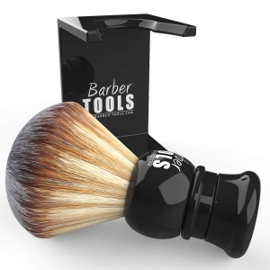 Perie de ras cu par sintetic Badger, diametru 23 mm, calitate superioara - Img 2